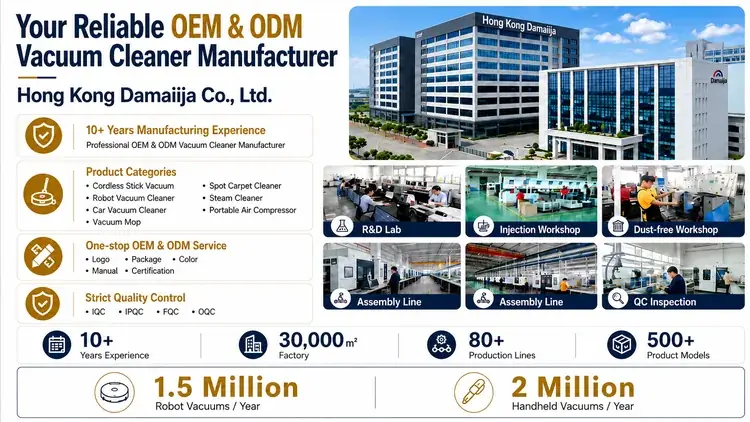مكنسة لاسلكية OEM ODM بقوة 40000Pa، عصوية بمحرك بدون فرشاة، فلتر HEPA متعدد الأعاصير للسجاد والأرضيات الصلبة وتنظيف المنزل— 7