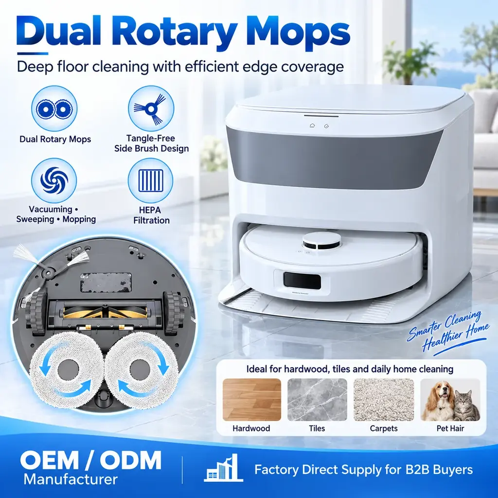 Best Intelligent Robotic Vacuum Cleaner Auto Dirt Detect Efficient Home — 2
