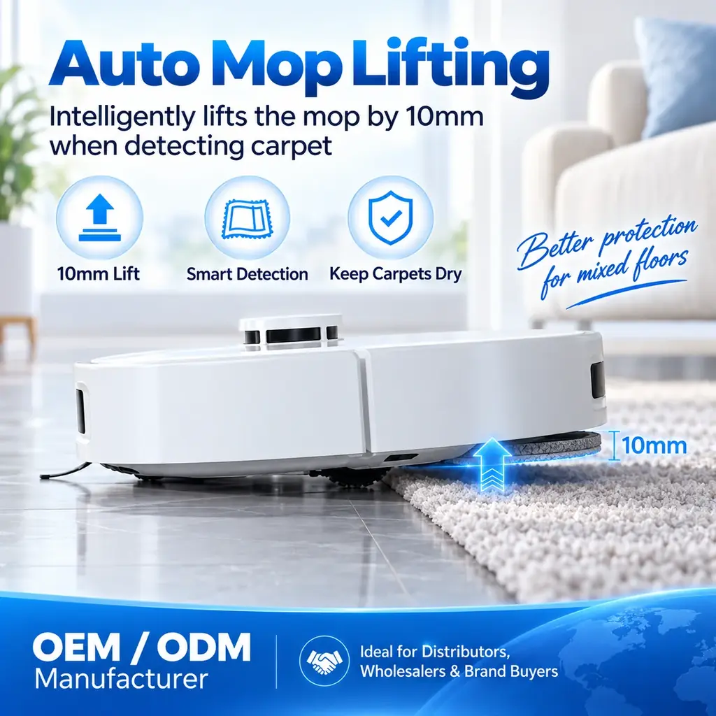 Best Intelligent Robotic Vacuum Cleaner Auto Dirt Detect Efficient Home — 5